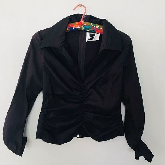 Tadashi | purple Taffeta Shimmer Blouse - Picture 1 of 6